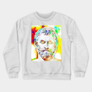 Thales of Miletus Portrait | Thales of Miletus Artwork 11 Crewneck Sweatshirt